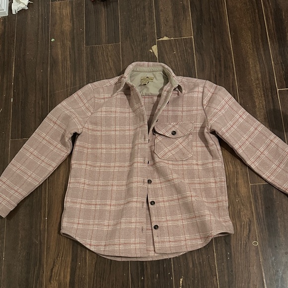 Red Casual Button Down Shirt with Relaxed Fit - Picture 1 of 4